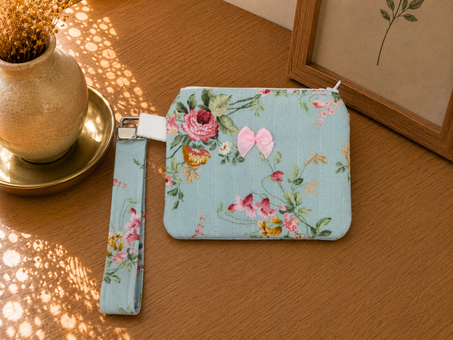 Handmade Keychain Wallet & Wristlet Sets (Pick Your Design)