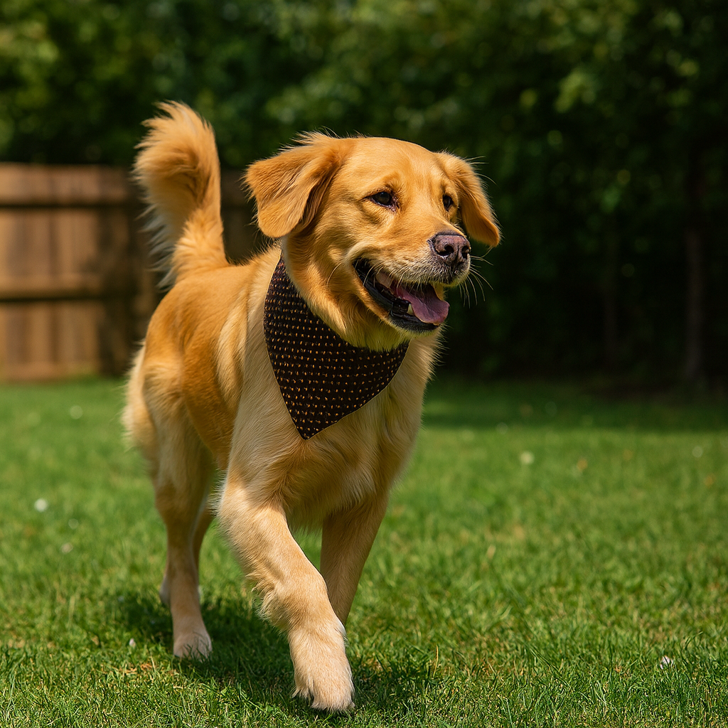 Reversible Cow Print Over the Collar Dog Bandana