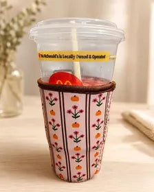 Medium Fall Cup Cozy | 20–24 oz Hot & Cold Drink Sleeve