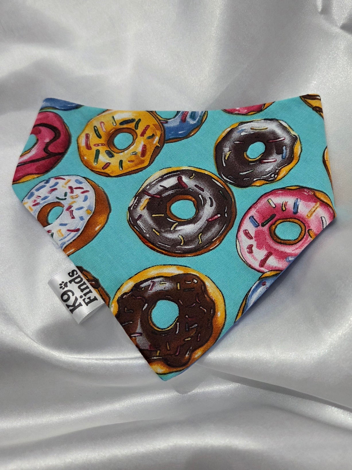 Donut Scrunchie Dog Bandana