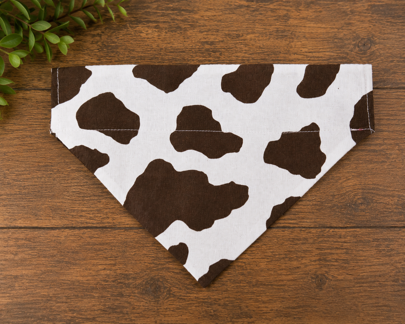 Cow Print Over-the-Collar Dog Bandana