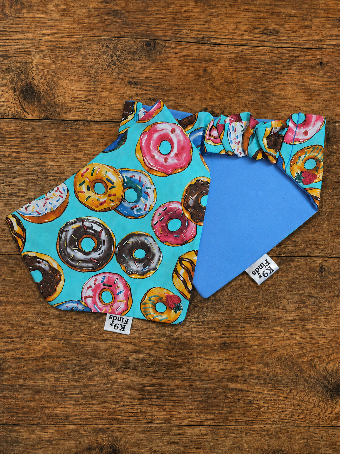 Donut Scrunchie Dog Bandana