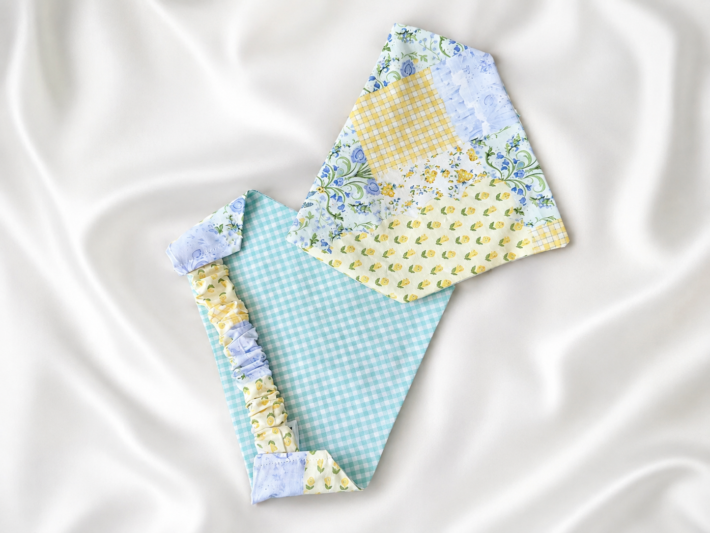 Heirloom Patchwork Scrunchie Dog Bandana