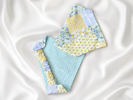 Heirloom Patchwork Scrunchie Dog Bandana