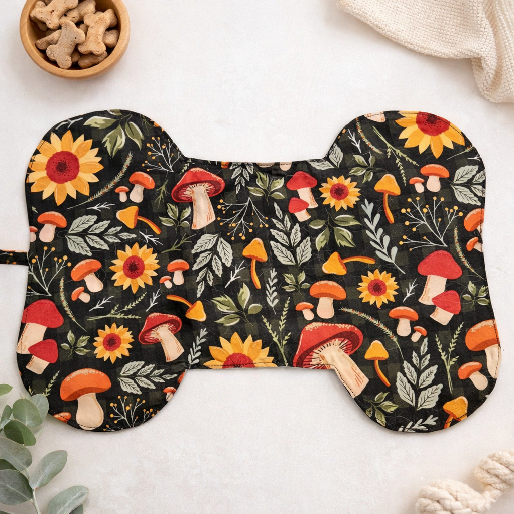 Woodland Harvest Dog Dish Mat