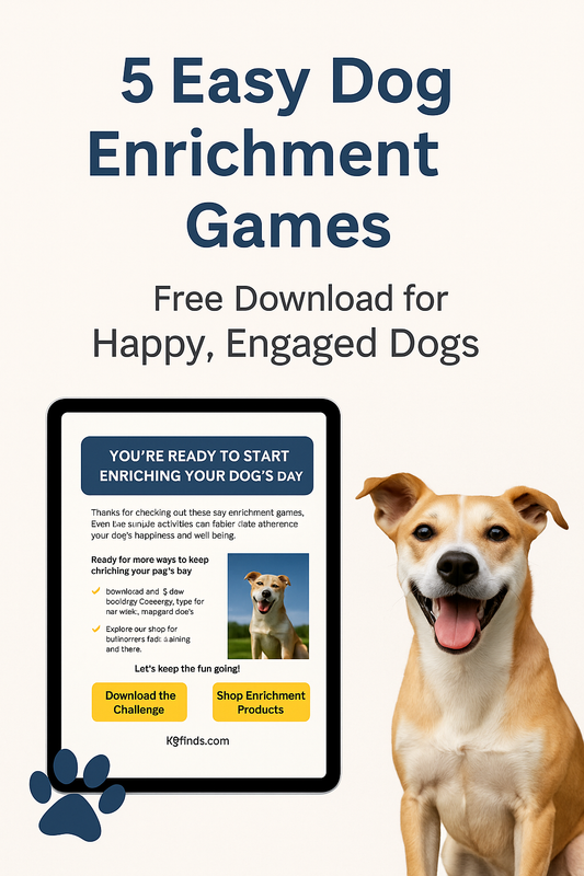 5 Easy Dog Enrichment Games (Free Download)