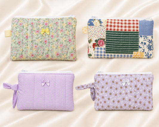 Quilted Glasses & Pencil Case