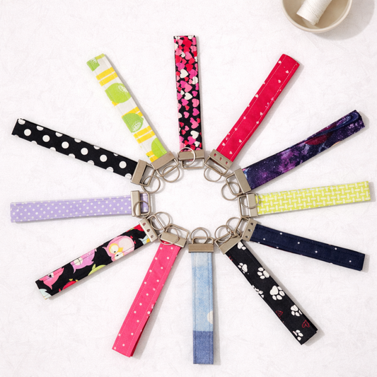 Dog Walk Keychain Wristlets