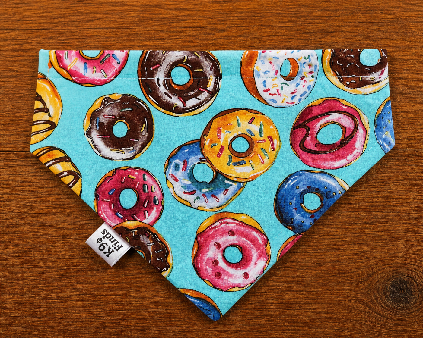 Donut Scrunchie Dog Bandana