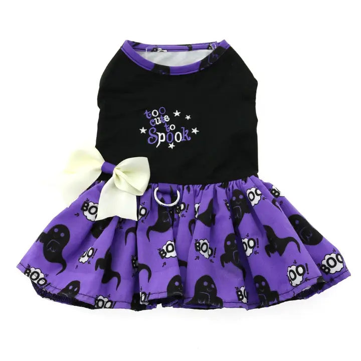 Halloween Dog Harness Dress by Doggie Design - Too Cute To Spook
