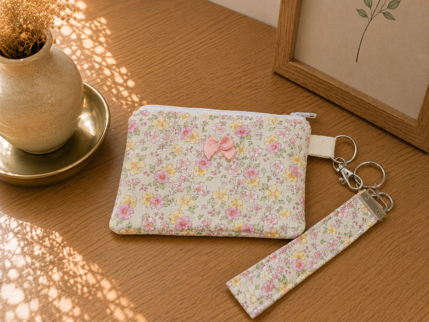Handmade Keychain Wallet & Wristlet Sets