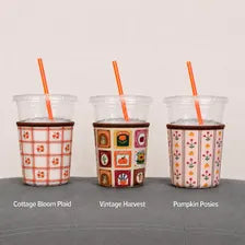 Small Fall Cup Cozy | 16–20 oz Hot & Cold Drink Sleeve