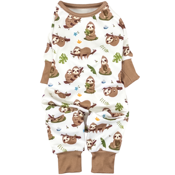Doggie Design Soft Dog Pajamas Sloth Print