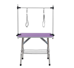 Dog Grooming Table 42 Inch Foldable Pet Grooming Station for Professional and Home Use