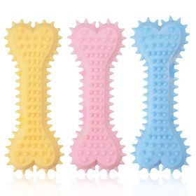 2pcs Dog Grinding Teeth Biting Toys; Creamy Scented with Prickly Flat Bones; Large and Small Dog; Teeth Grinding Toys; Dog Gift