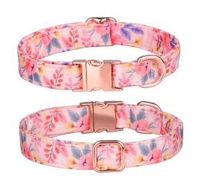 Sunflower pet collar cotton breathable dog collar pet supplies wholesale