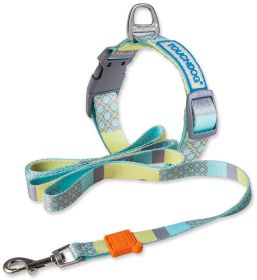 Touchdog 'Trendzy' 2-in-1 Designer Dog Leash & Collar - Stylish & Durable Matching Set