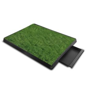 Dog Grass Pad Artificial Turf Potty Training Mat for Puppies and Indoor Use