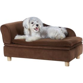 Dog Sofa Bed – VEVOR Soft Velvety Pet Couch for Medium Dogs, 81 lbs Capacity